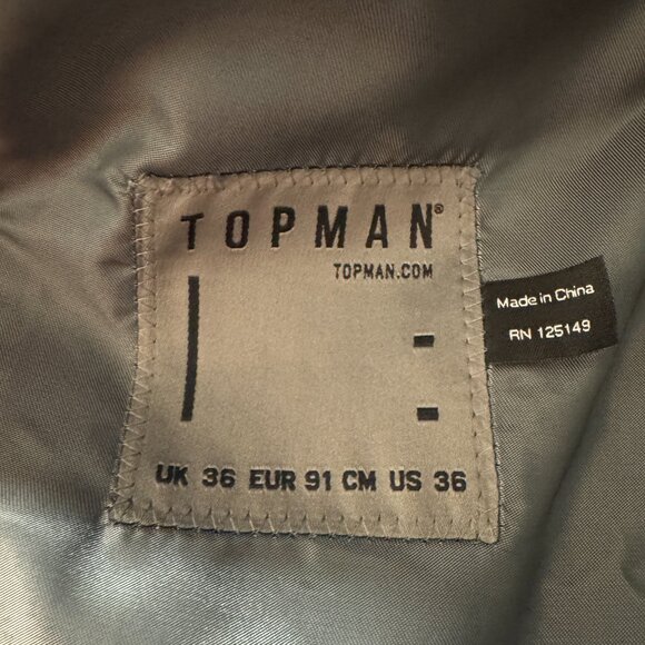 Topman 36R Blazers x 4 (light grey + wool; dark grey; black; navy) - Picture 6 of 8